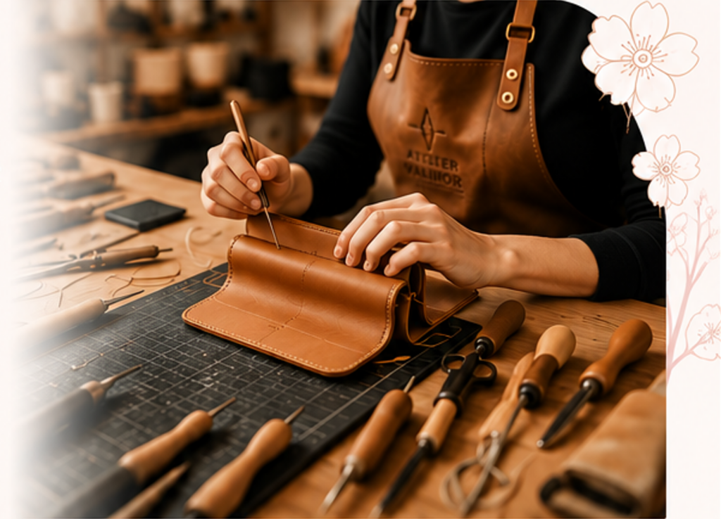 Inspiration classique sac main cuir
